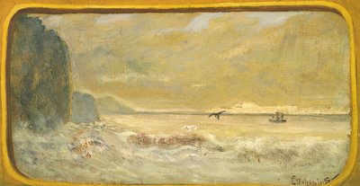 Surf and Boat by Louis Michel Eilshemius